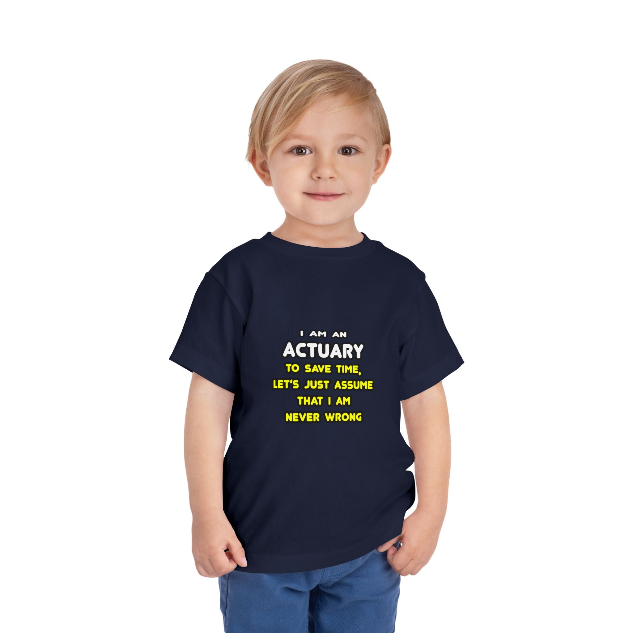 Funny Actuary T Shirts and Gifts - Toddler Short Sleeve Tee
