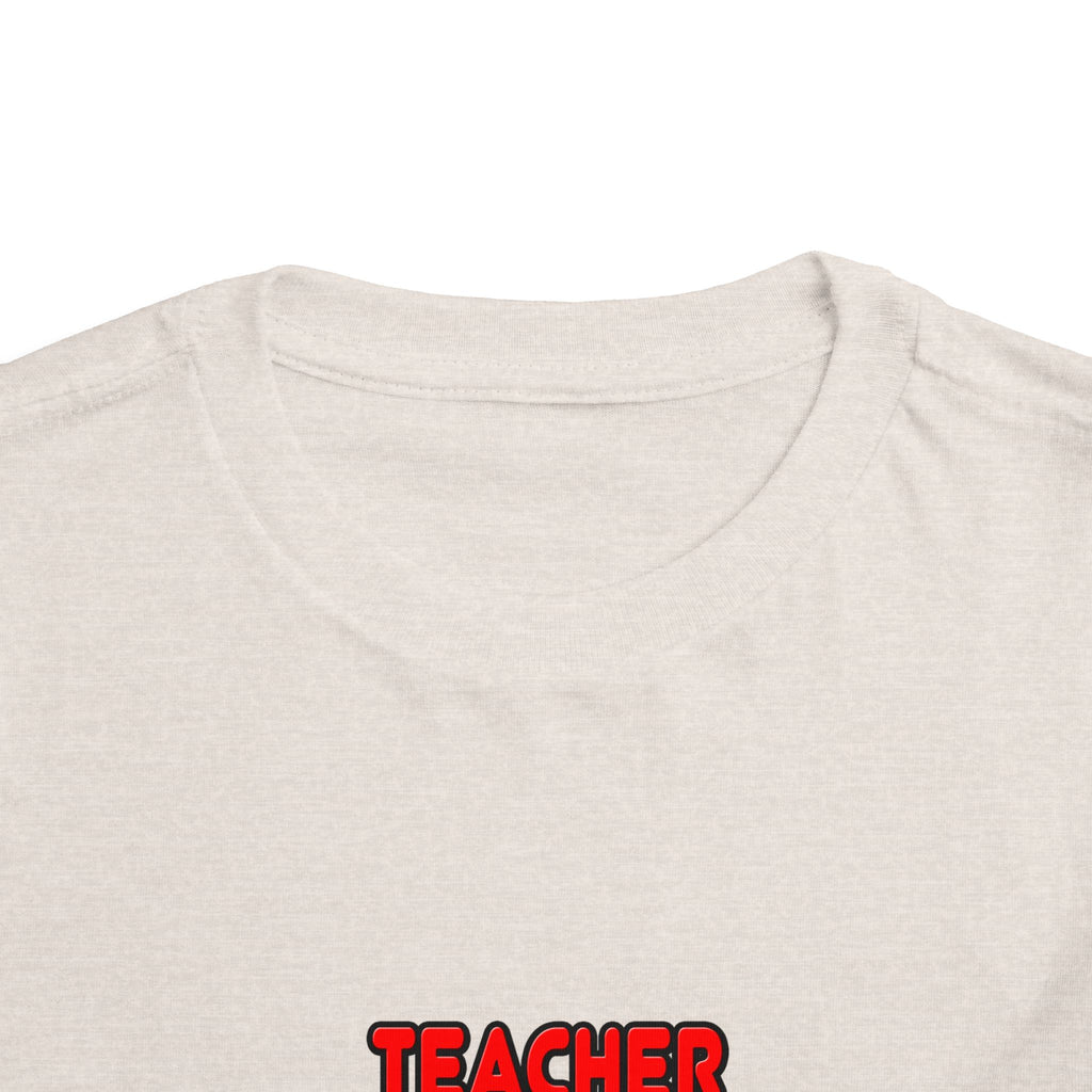 Rainbow Teacher - Toddler Short Sleeve Tee