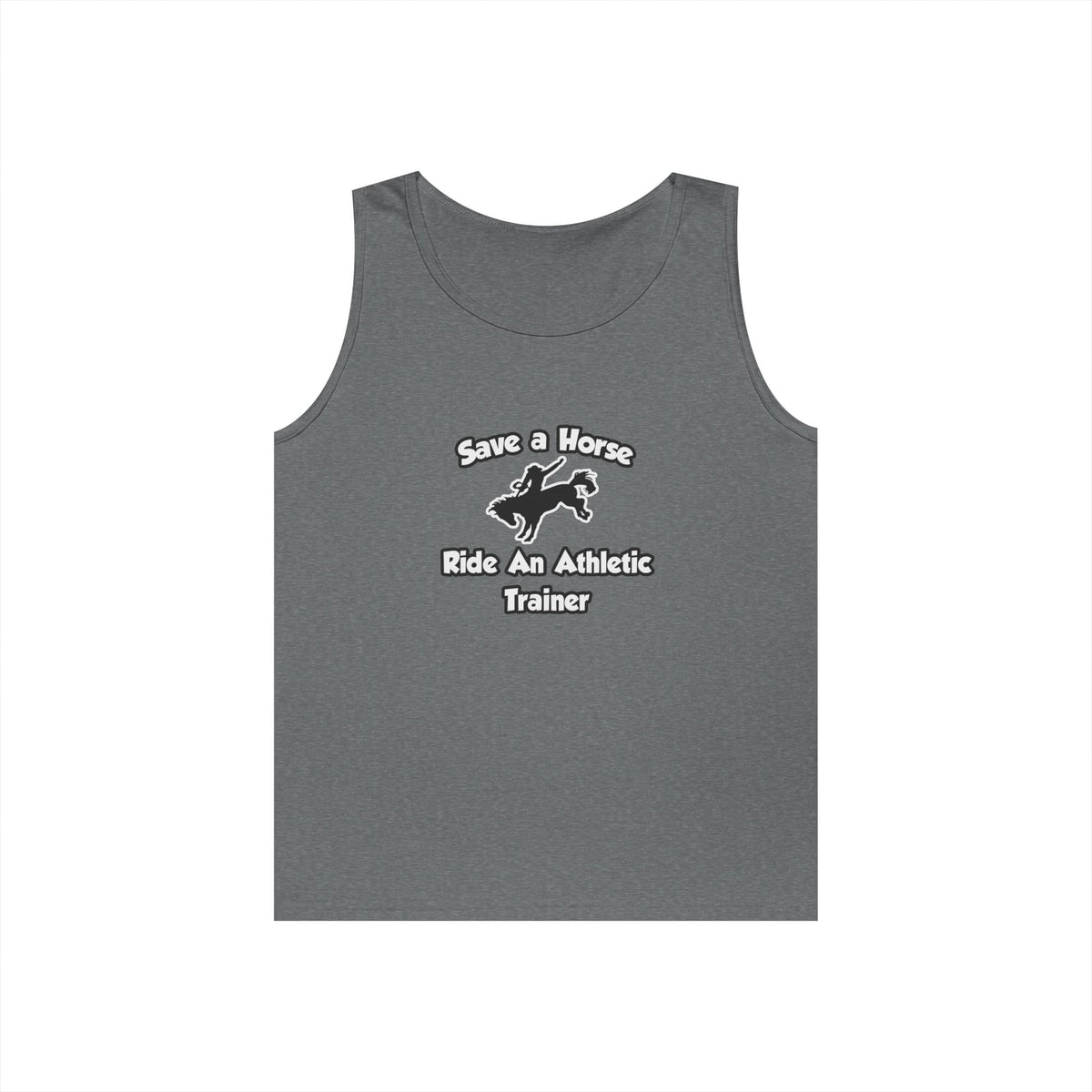 Save a Horse, Ride an Athletic Trainer - Unisex Heavy Cotton Tank Top