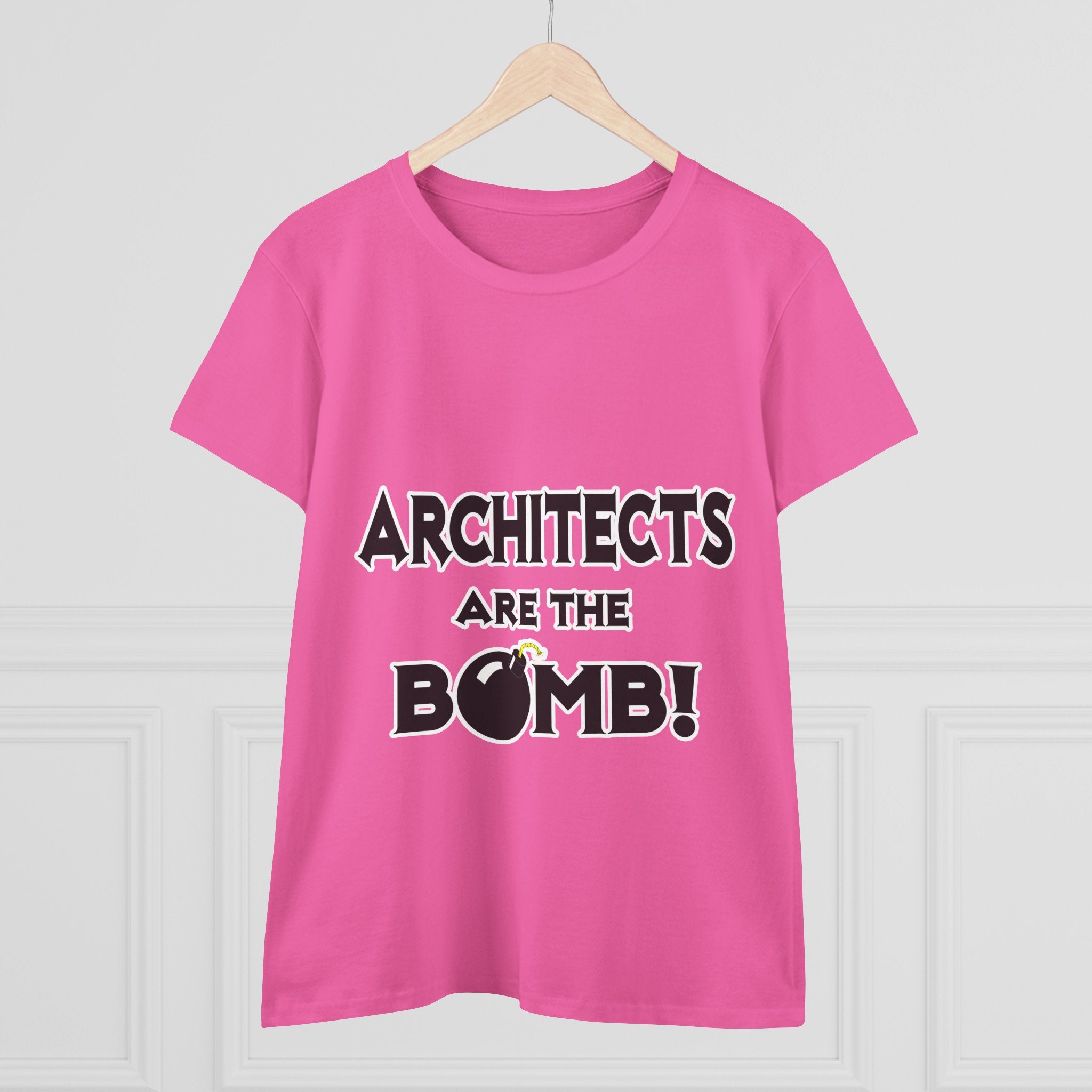 Architects Are The Bomb! - Women's Midweight Cotton Tee