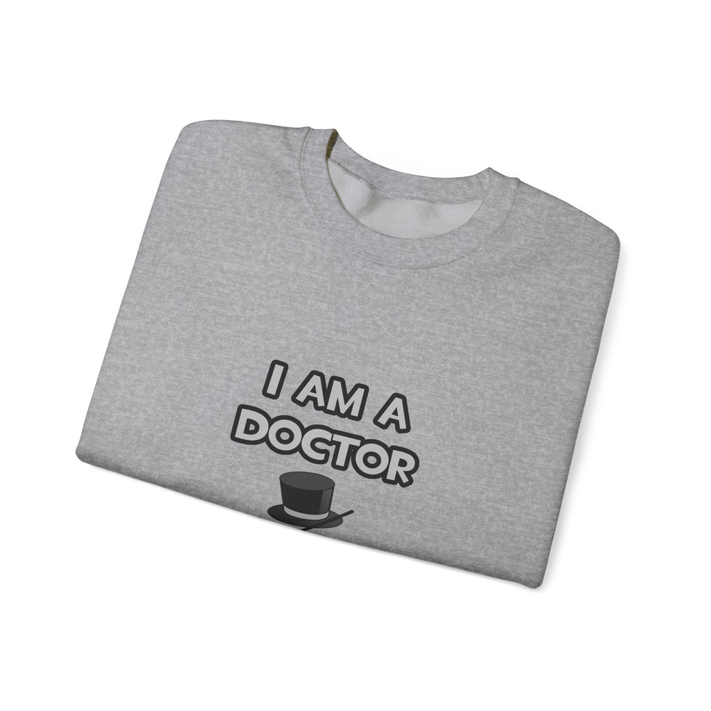 I Am A Doctor ... Not A Magician - Unisex Heavy Blend™ Crewneck Sweatshirt