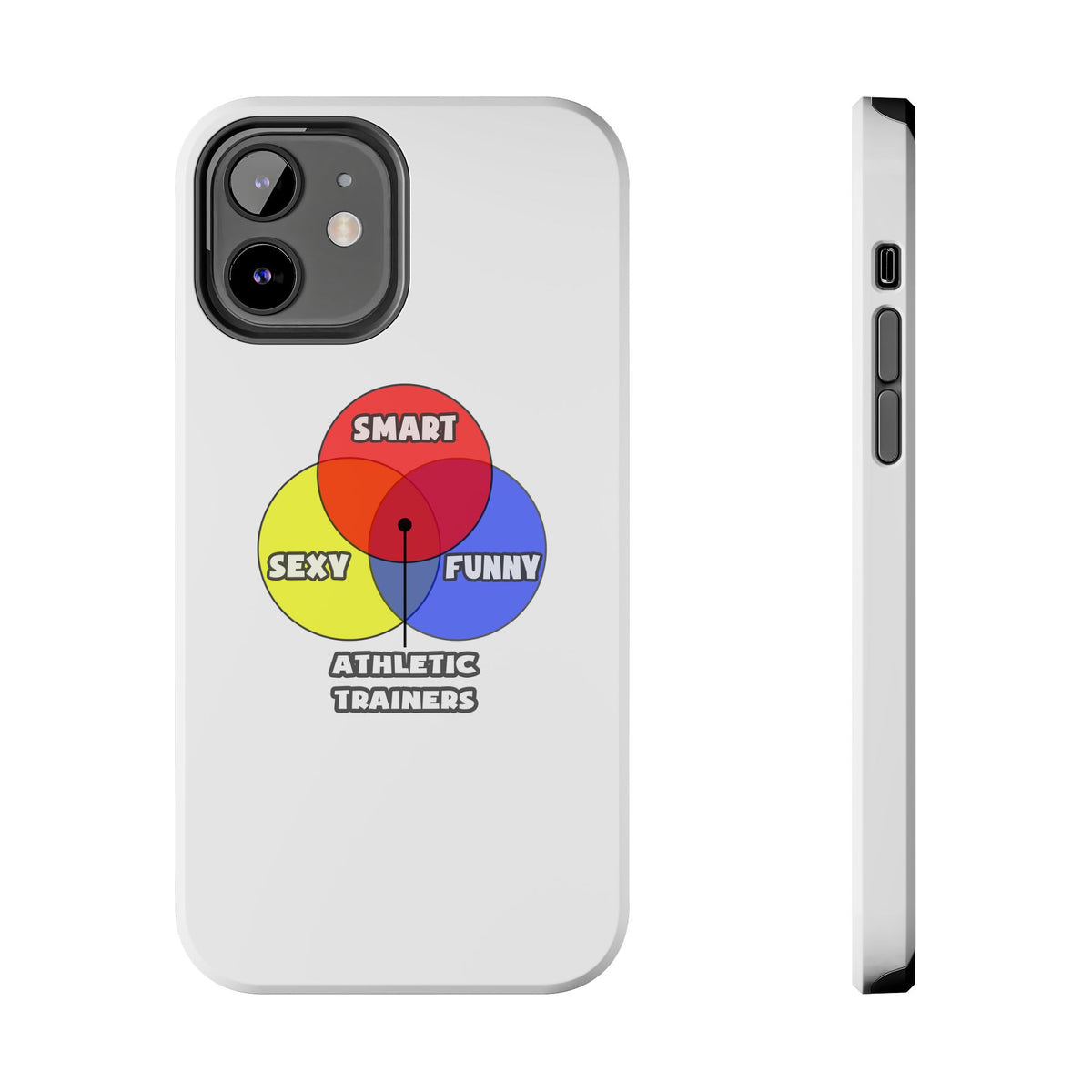 Venn Diagram .. Athletic Trainers - Tough Phone Cases