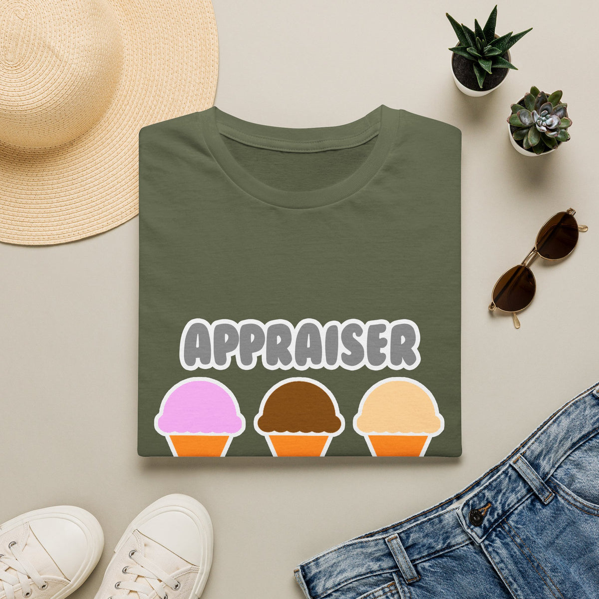 Appraiser ... Will Work For Ice Cream - Unisex Softstyle T-Shirt