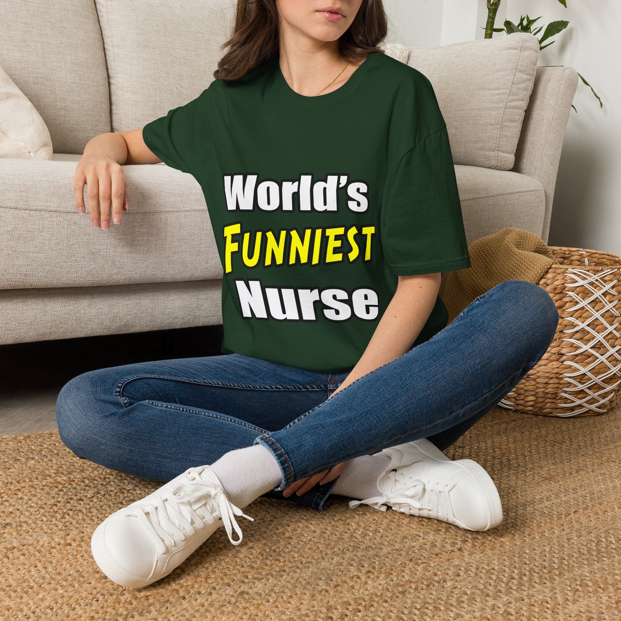 World's Funniest Nurse - Unisex Softstyle T-Shirt