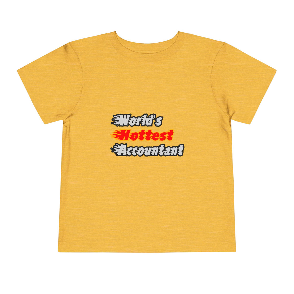 World's Hottest Accountant - Toddler Short Sleeve Tee