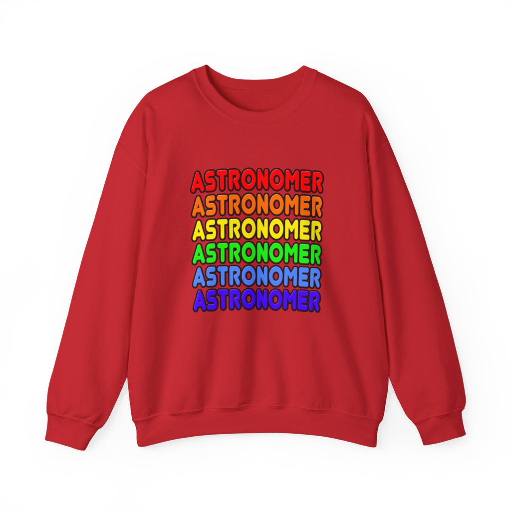 Rainbow Astronomer - Unisex Heavy Blend™ Crewneck Sweatshirt