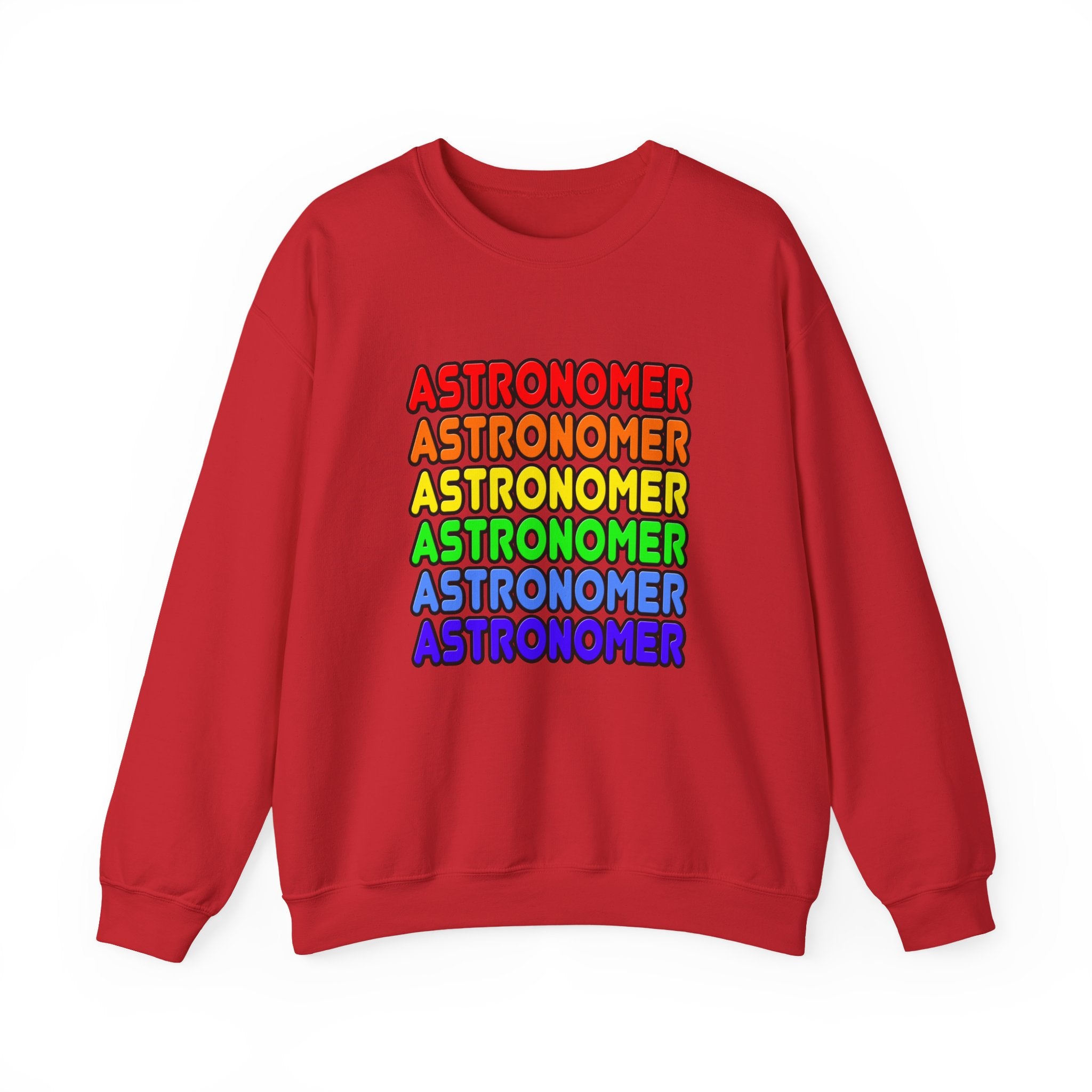 Rainbow Astronomer - Unisex Heavy Blend™ Crewneck Sweatshirt