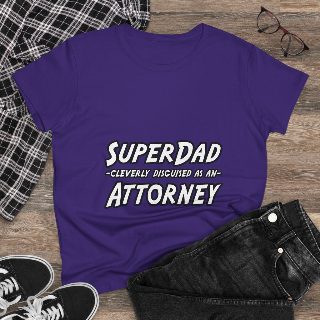 SuperDad Attorney - Women's Midweight Cotton Tee