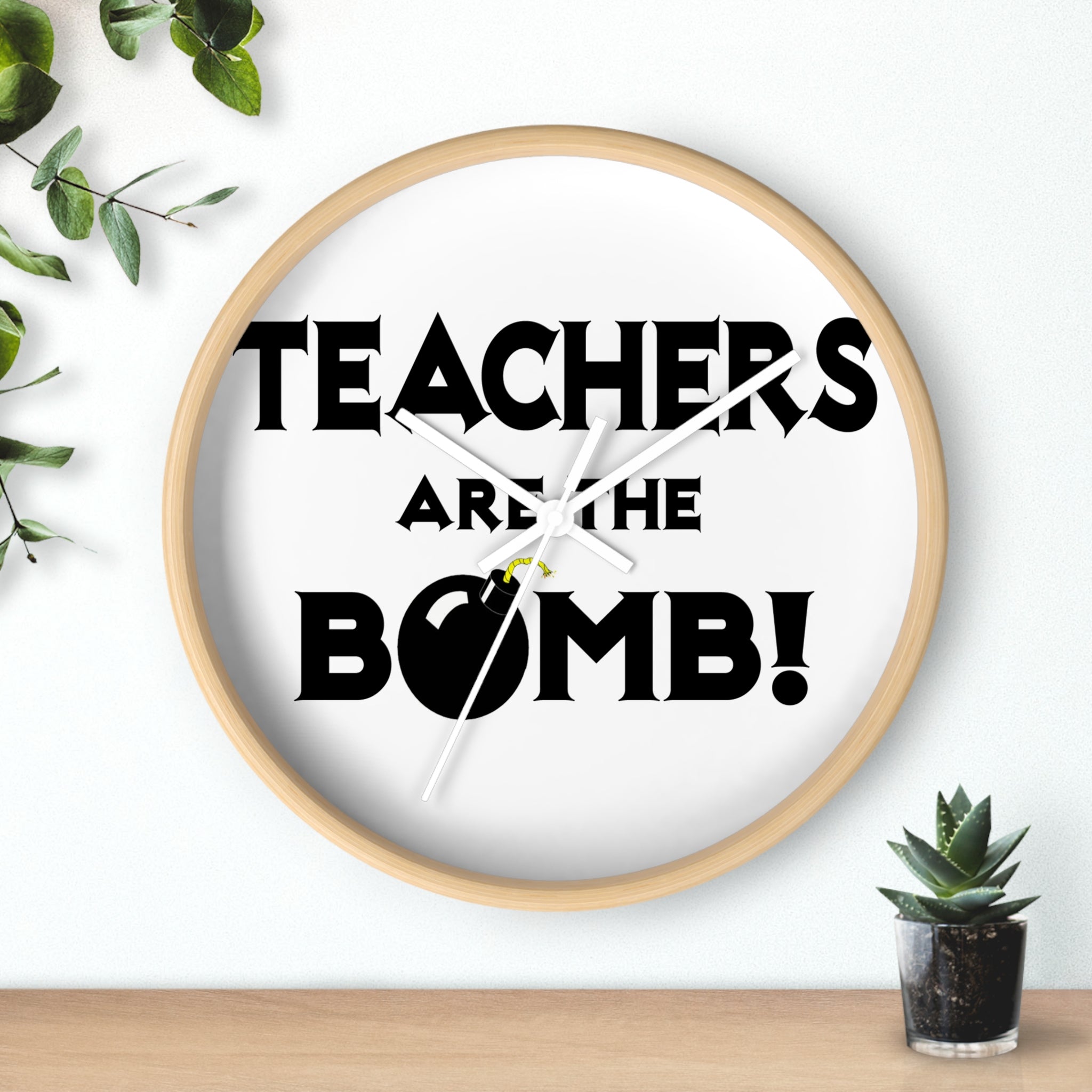Teachers Are The Bomb! - Wall Clock