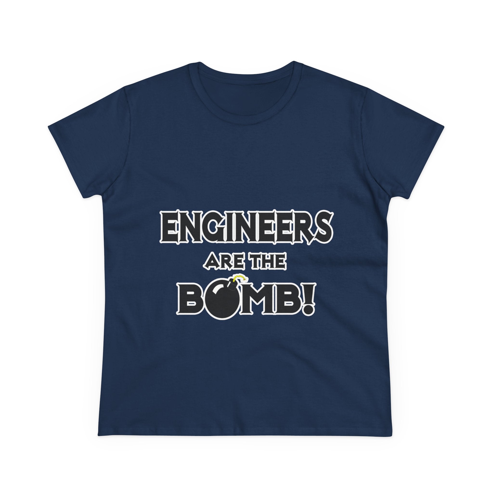 Engineers Are The Bomb! (2) - Women's Midweight Cotton Tee