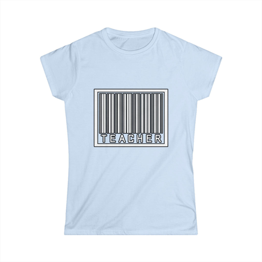 Barcode Teacher - Women's Softstyle Tee