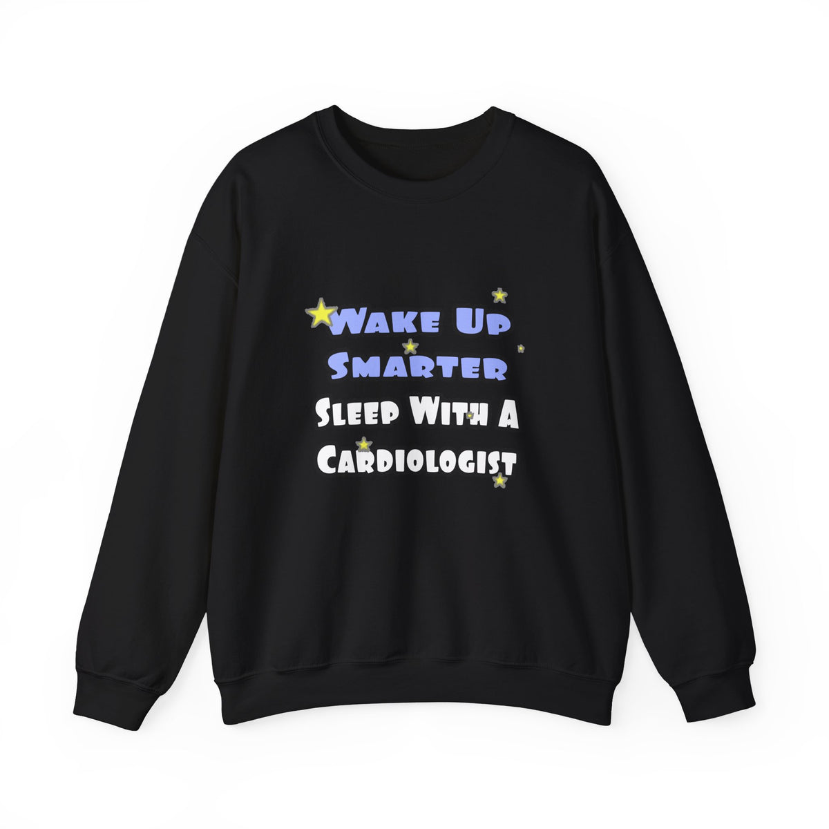 Wake Up Smarter...Sleep With a Cardiologist - Unisex Heavy Blend™ Crewneck Sweatshirt