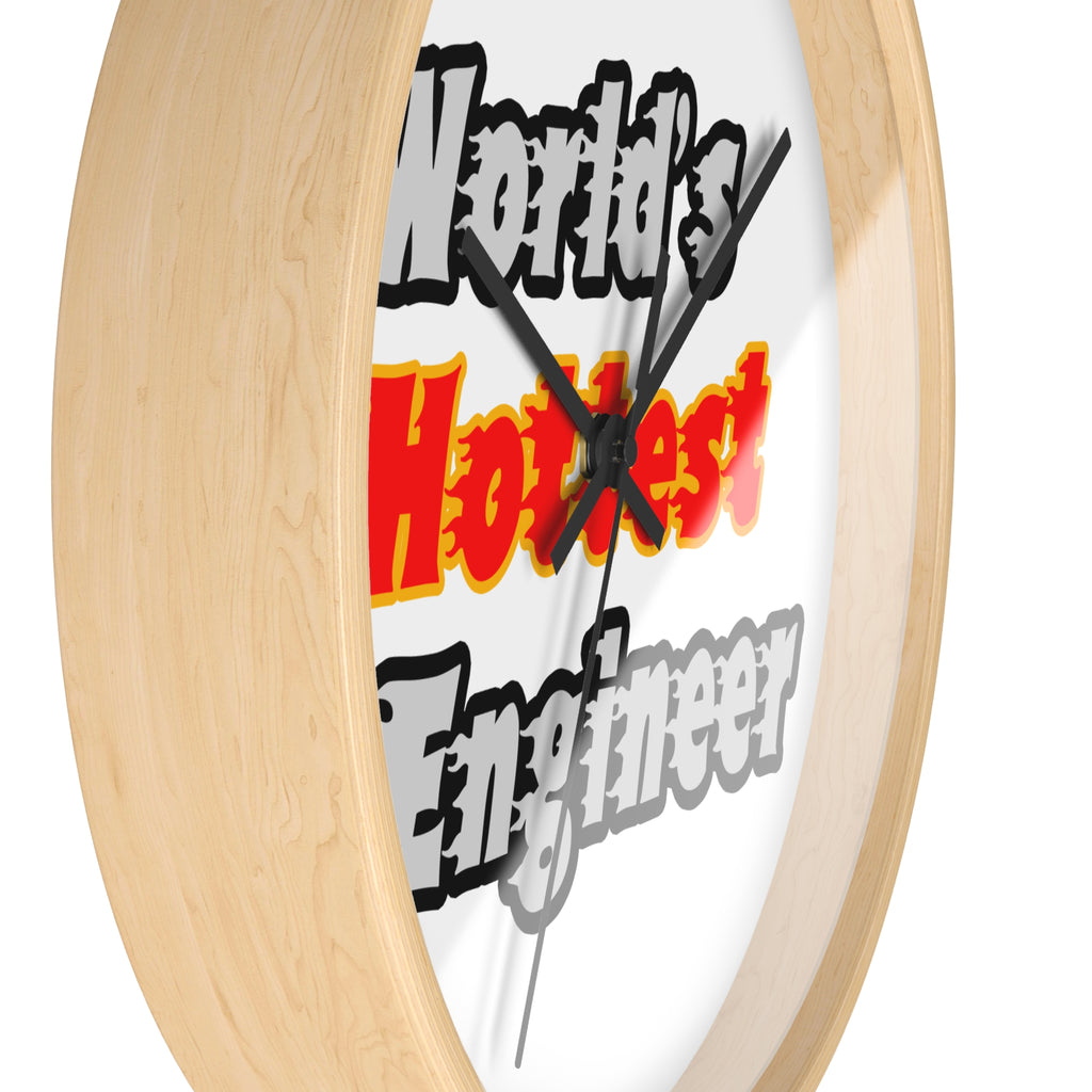 World's Hottest Engineer - Wall Clock