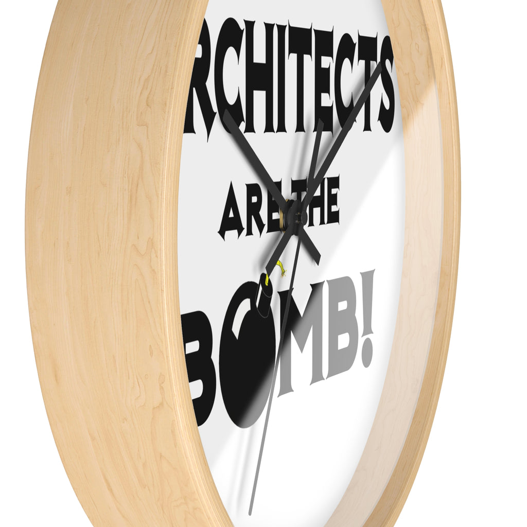 Architects Are The Bomb! - Wall Clock