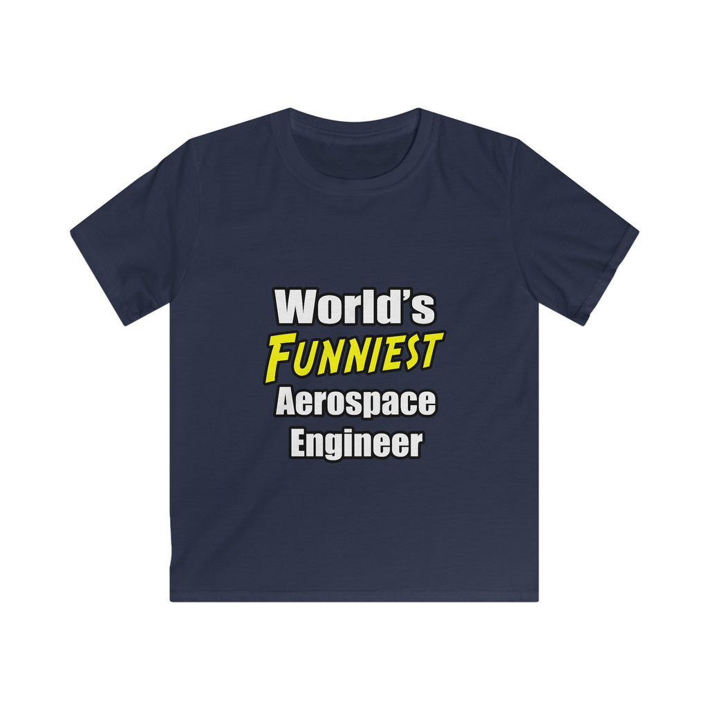 World's Funniest Aerospace Engineer - Kids Softstyle Tee