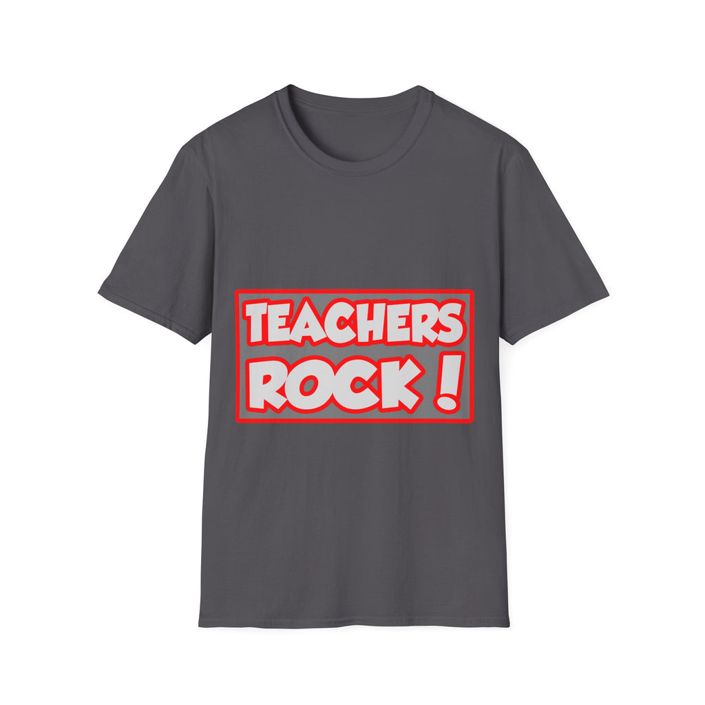 Teachers Rock! - Unisex Softstyle T-Shirt