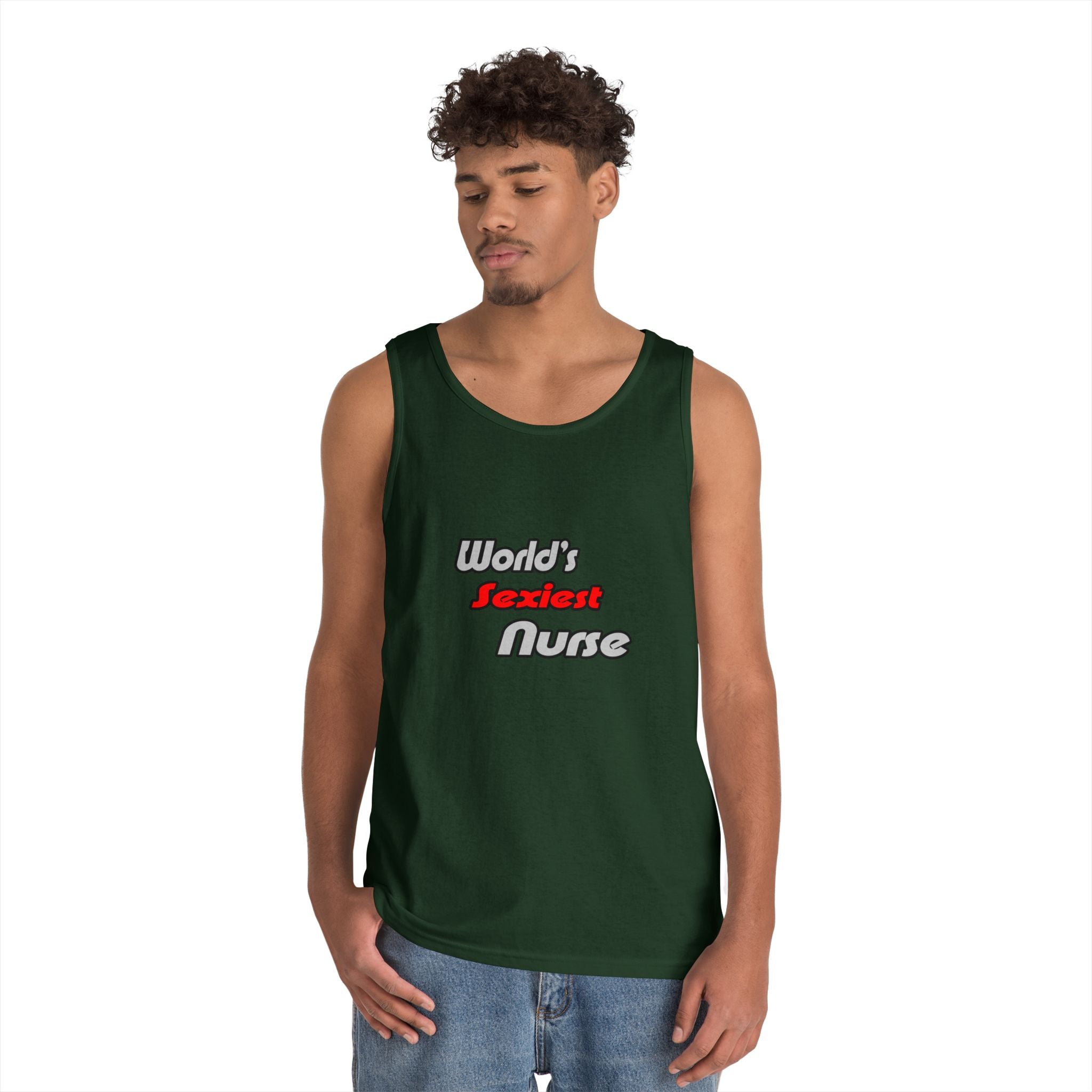 World's Sexiest Nurse - Unisex Heavy Cotton Tank Top