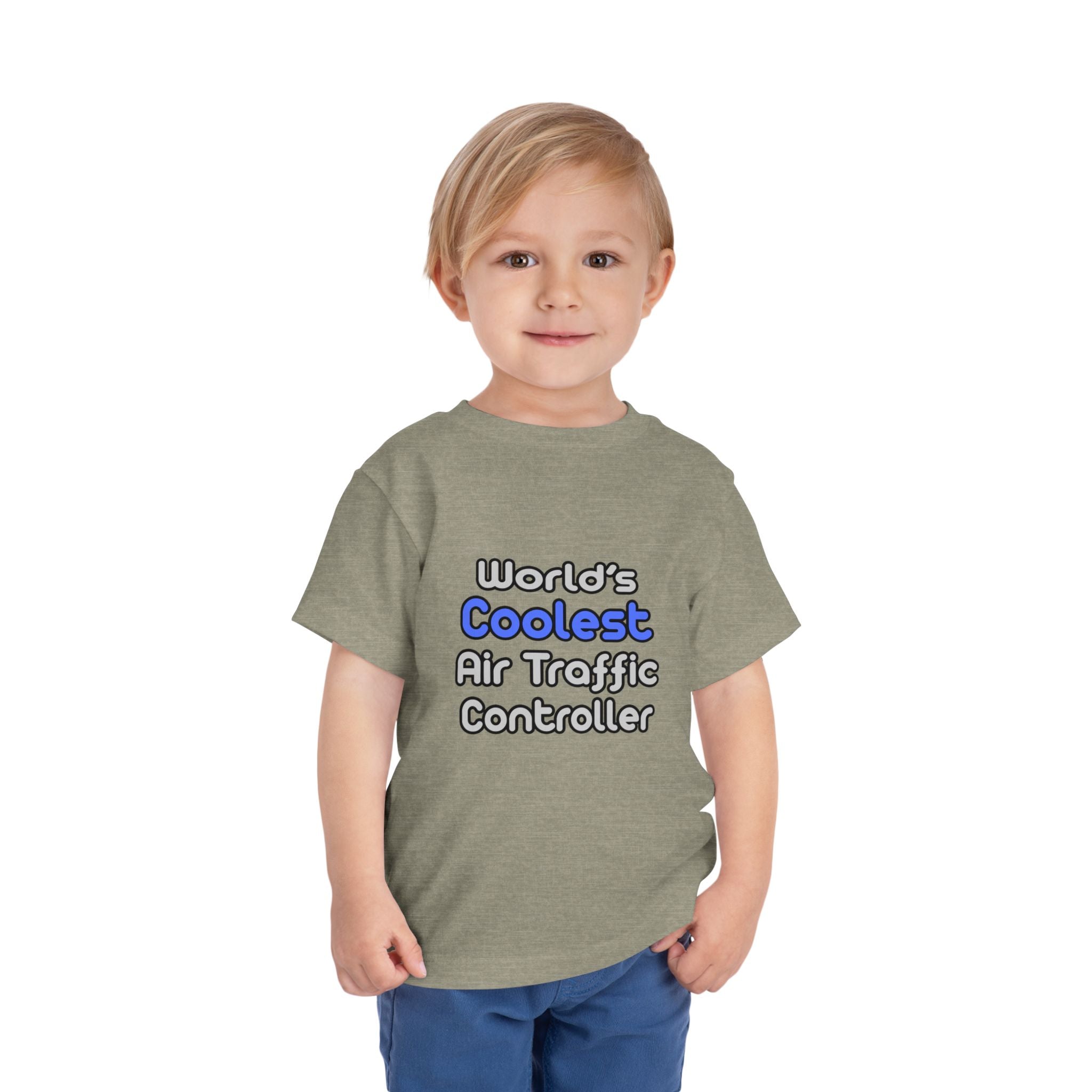 World's Coolest Air Traffic Controller - Toddler Short Sleeve Tee