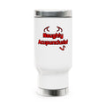 Naughty Acupuncturist - Stainless Steel Travel Mug with Handle, 14oz