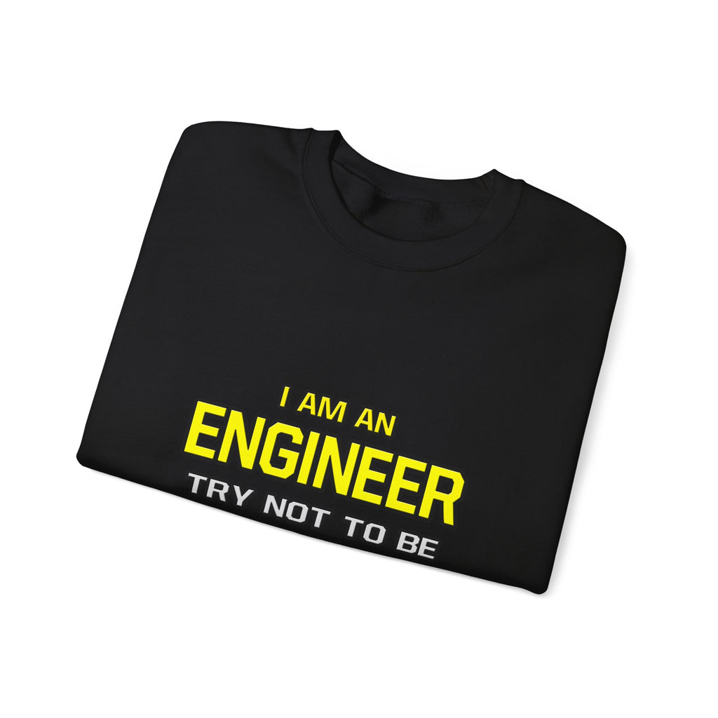 Engineer...Superior Intelligence - Unisex Heavy Blend™ Crewneck Sweatshirt