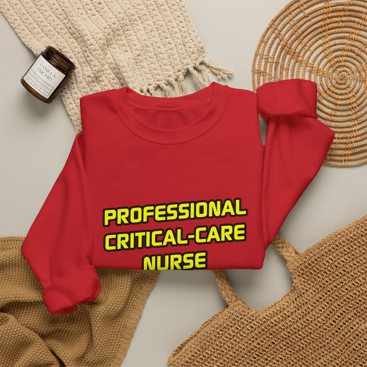 Professional Critical Care Nurse .. Joke - Unisex Heavy Blend™ Crewneck Sweatshirt