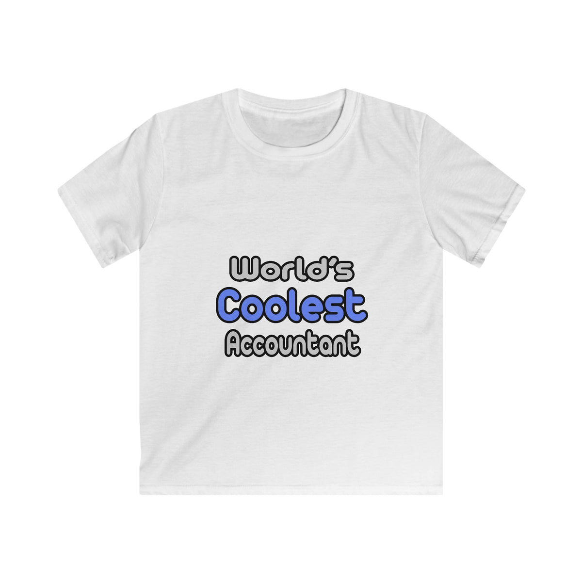 World's Coolest Accountant - Kids Softstyle Tee