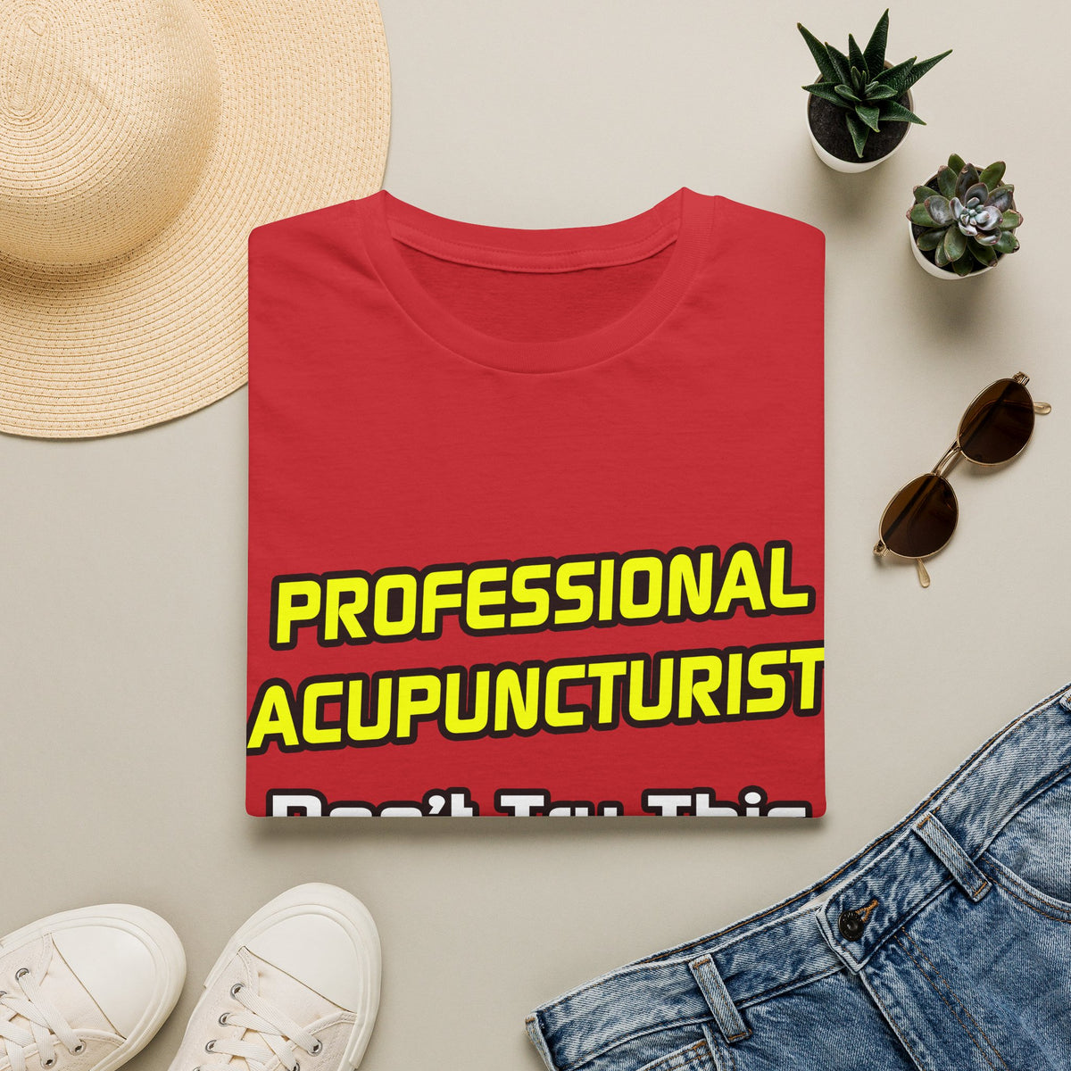 Professional Acupuncturist .. Joke - Unisex Softstyle T-Shirt