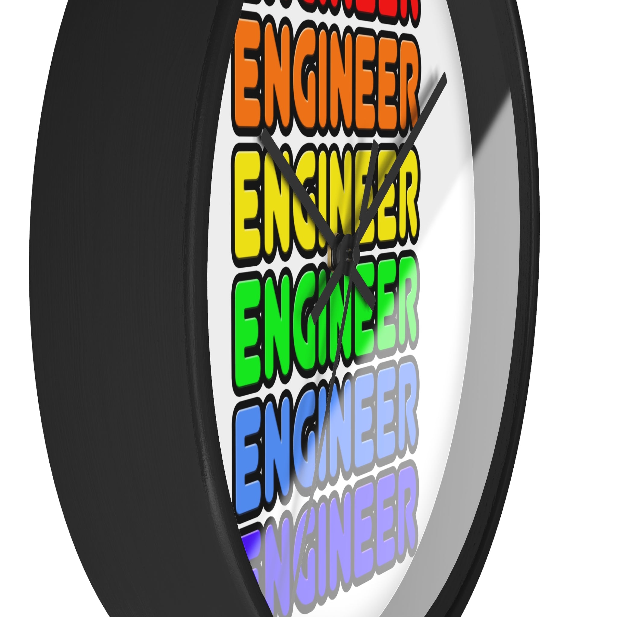 Rainbow Engineer - Wall Clock
