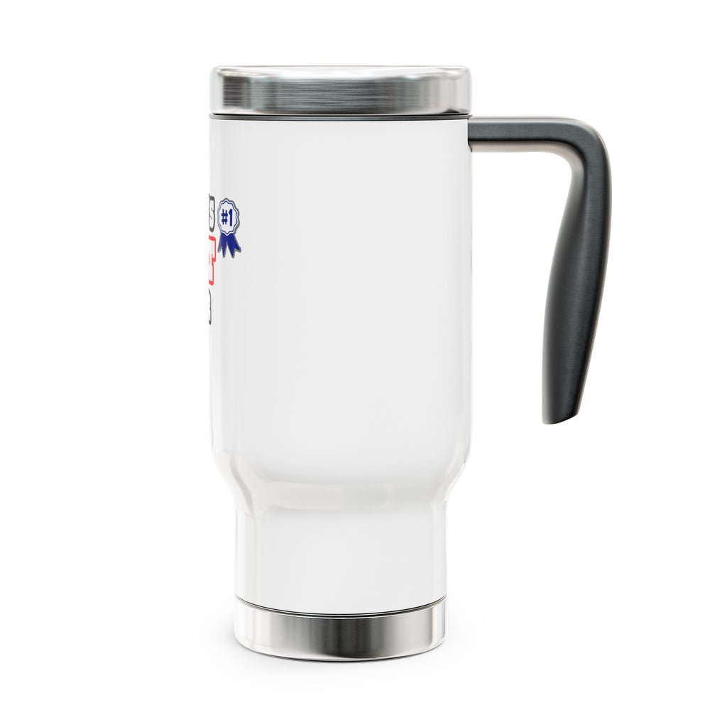 World's Best Doctor - Stainless Steel Travel Mug with Handle, 14oz