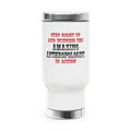 Amazing Anthropologist In Action - Stainless Steel Travel Mug with Handle, 14oz