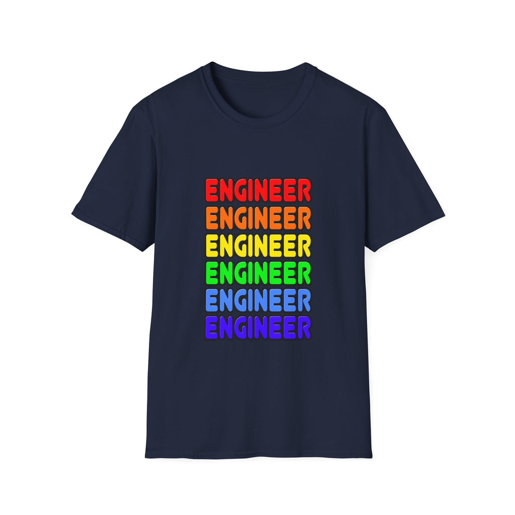 Rainbow Engineer - Unisex Softstyle T-Shirt