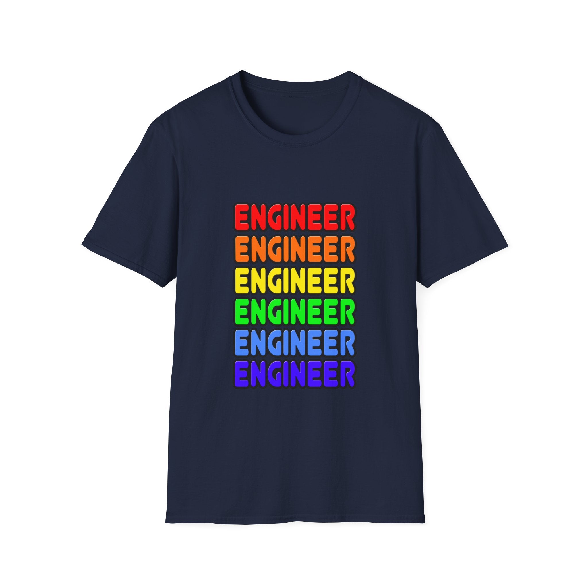 Rainbow Engineer - Unisex Softstyle T-Shirt