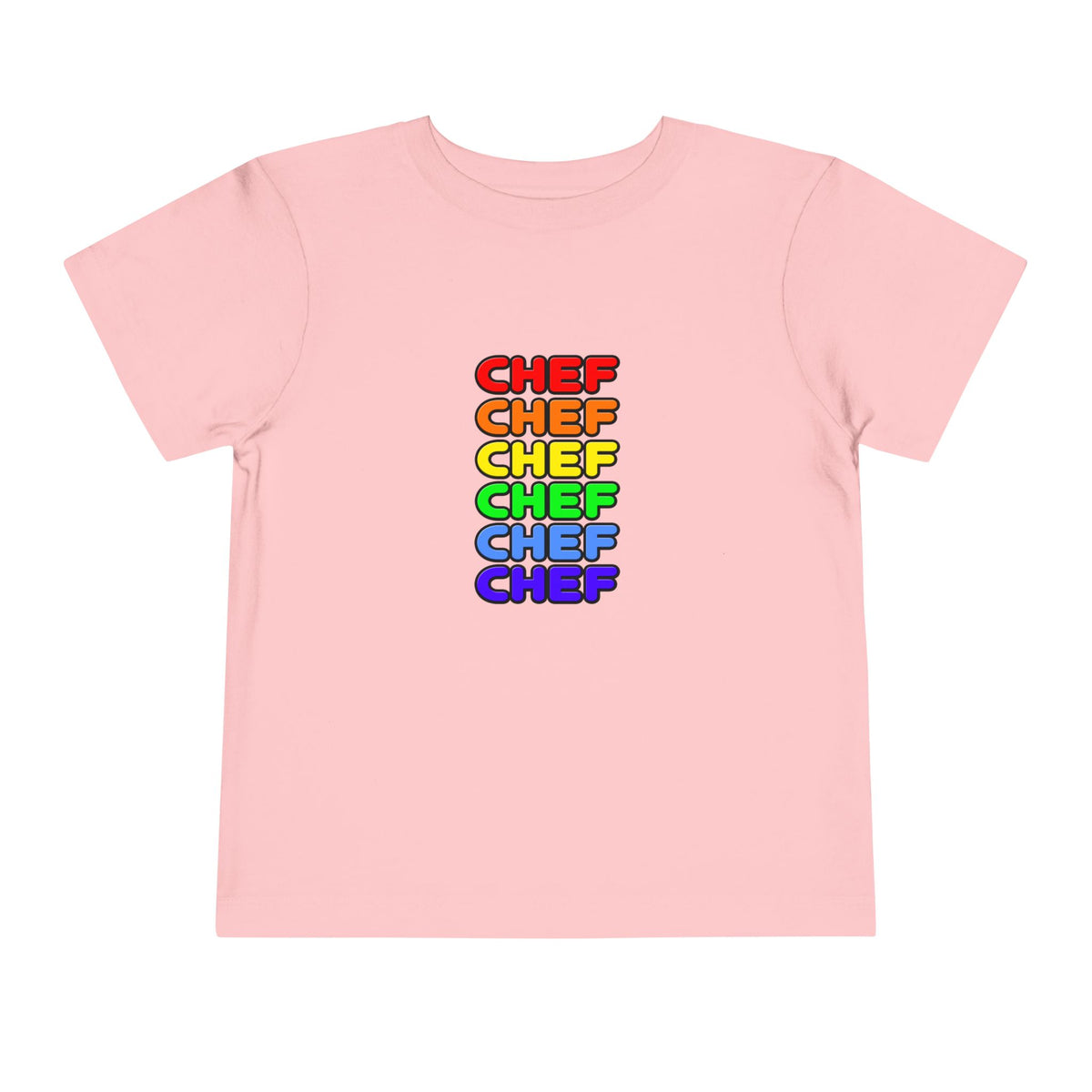 Rainbow Chef - Toddler Short Sleeve Tee