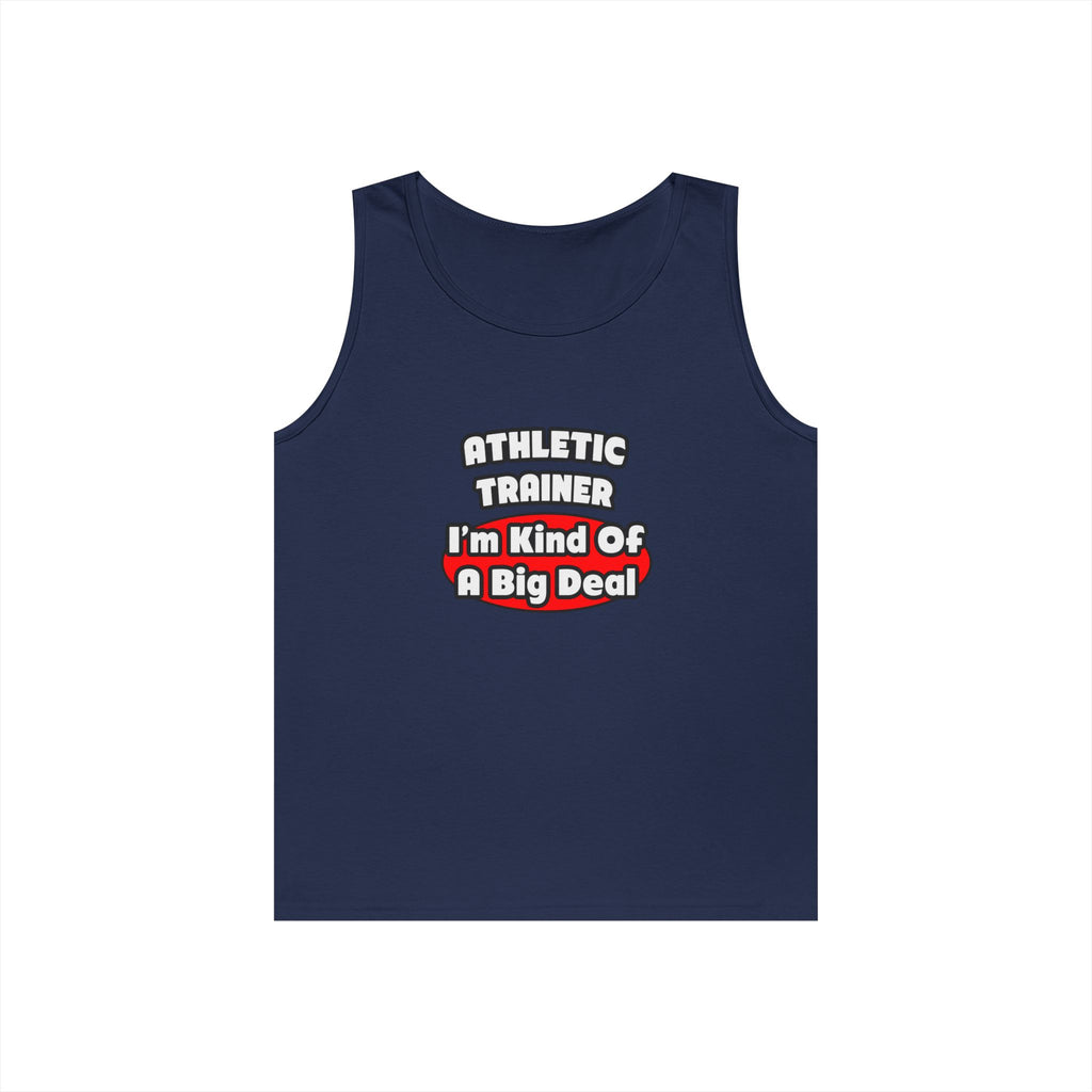 Athletic Trainer ... Big Deal - Unisex Heavy Cotton Tank Top