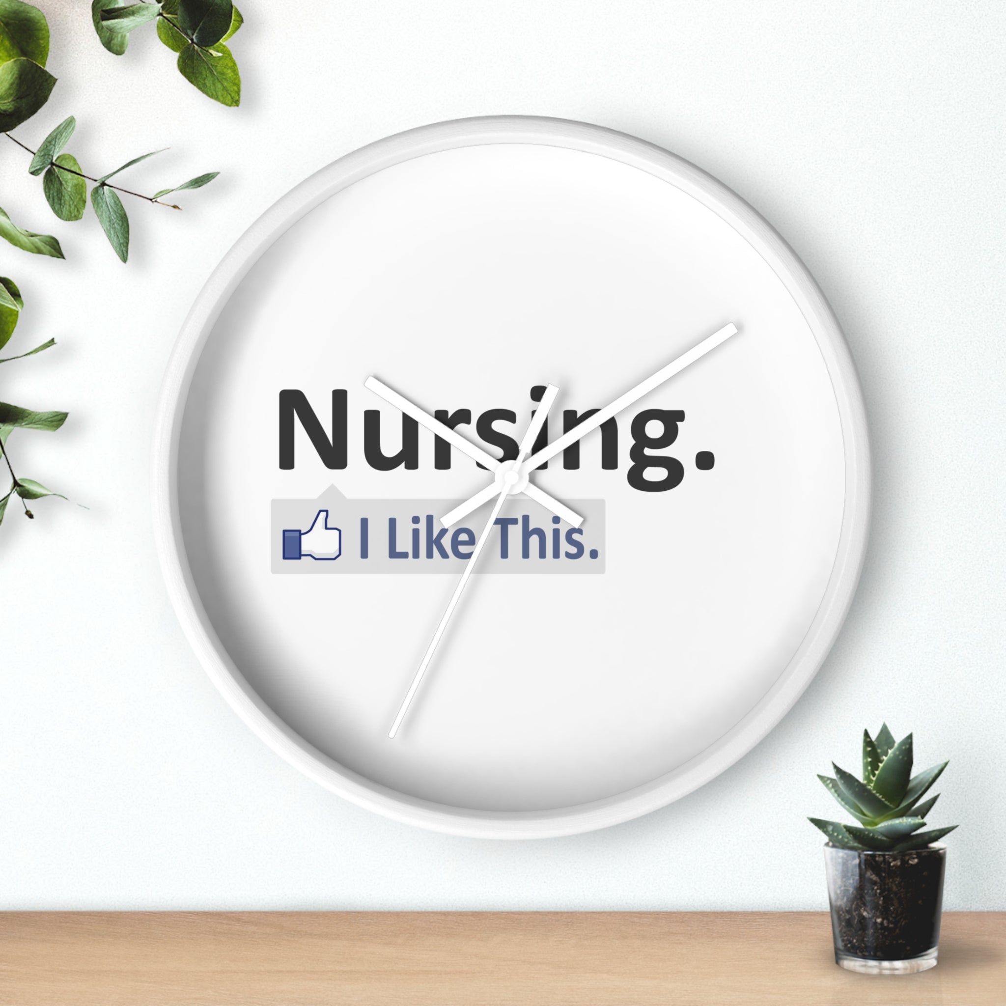 Nursing...I Like This - Wall Clock