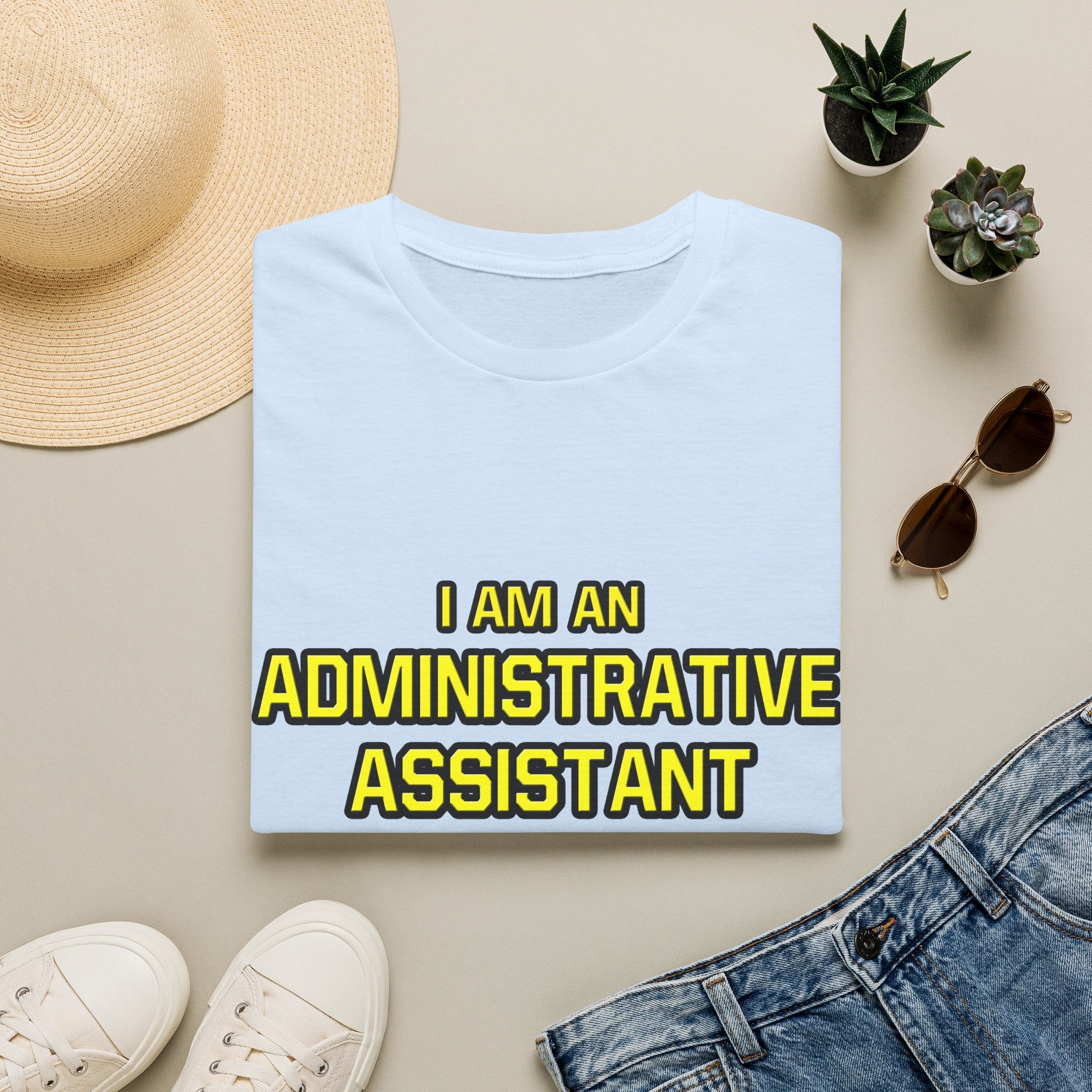 Administrative Assistant...Superior Intelligence - Unisex Softstyle T-Shirt