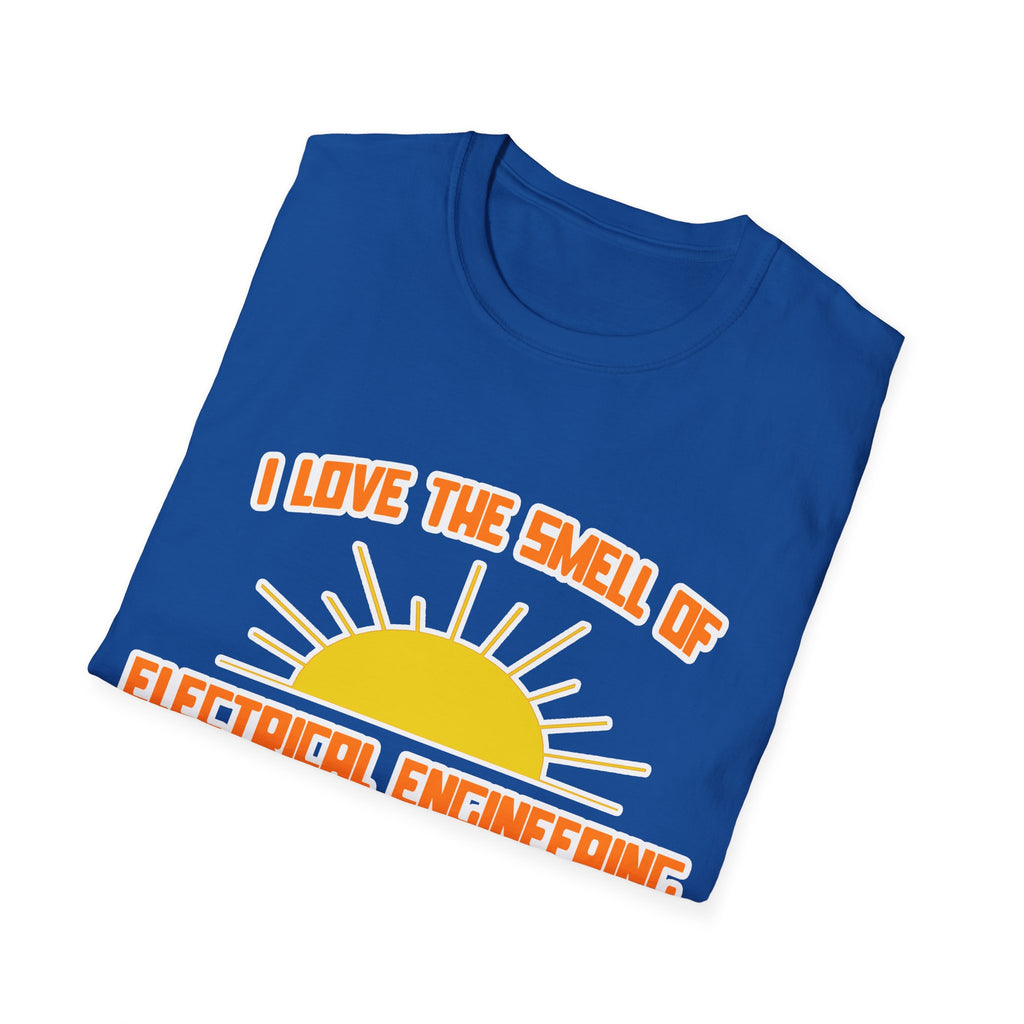 Smell of Electrical Engineering in the Morning - Unisex Softstyle T-Shirt