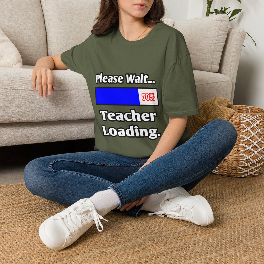 Please Wait...Teacher Loading - Unisex Softstyle T-Shirt