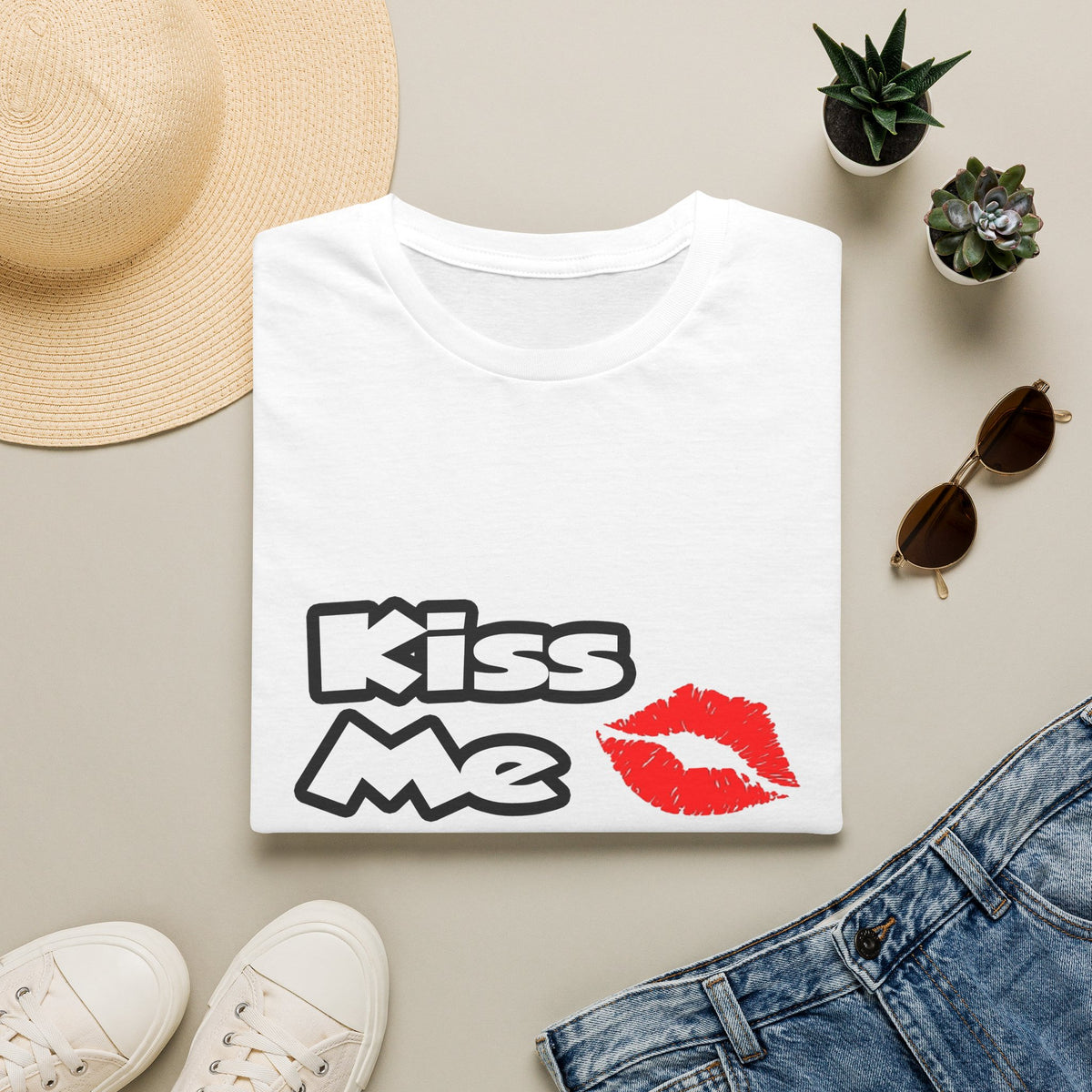 Kiss Me...I Am A Teacher - Unisex Softstyle T-Shirt