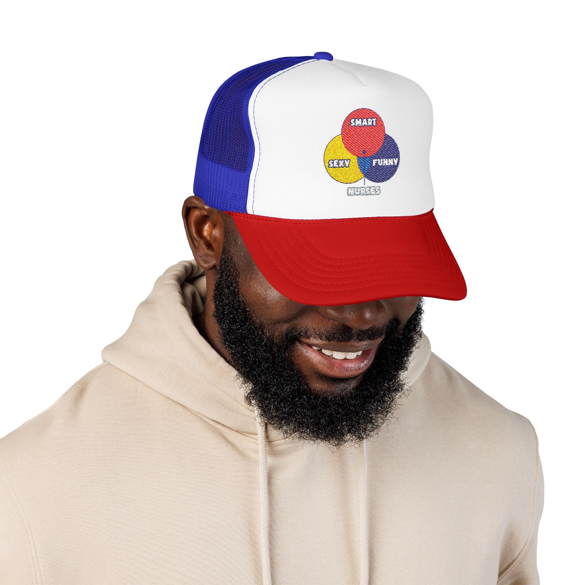 Venn Diagram .. Nurses - Foam Trucker Hat