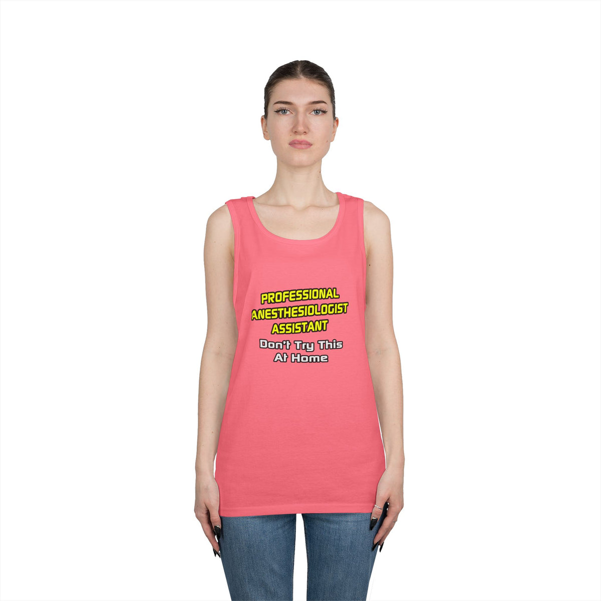 Professional Anesthesiologist Assistant .. Joke - Unisex Heavy Cotton Tank Top