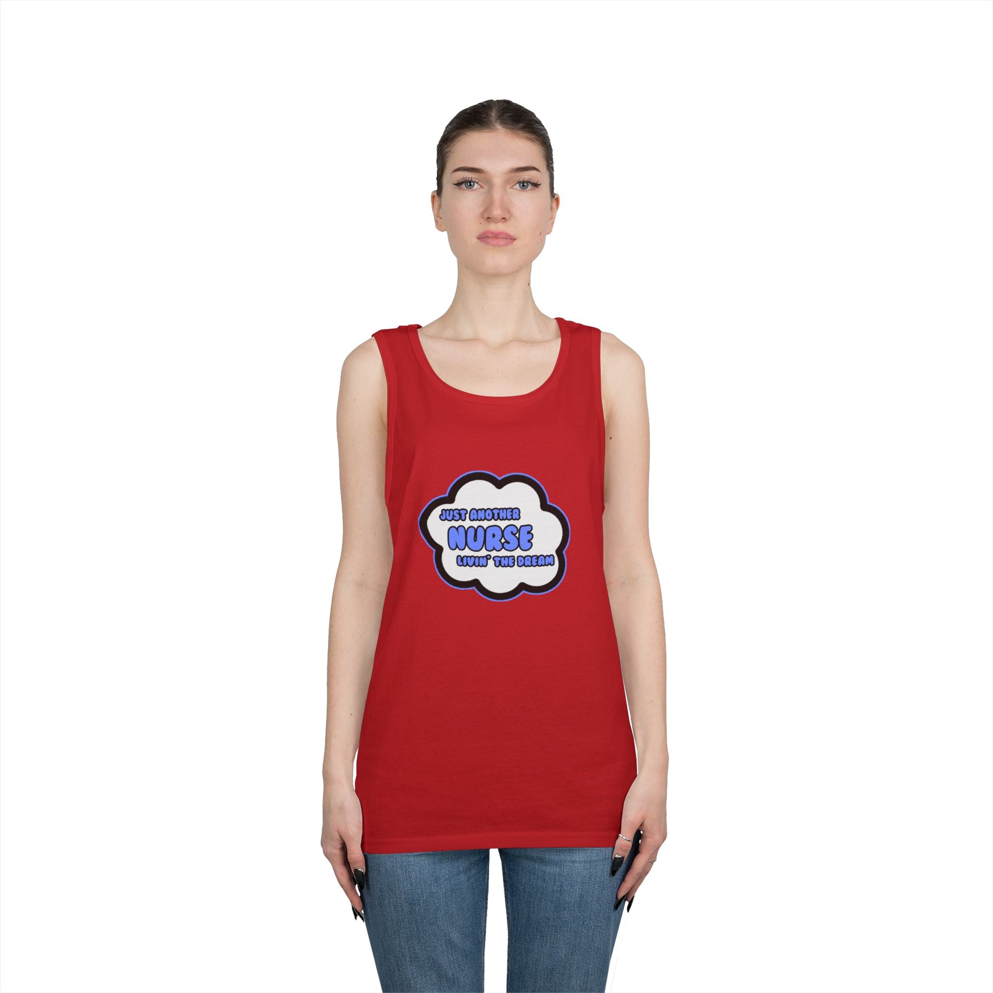 Nurse .. Livin' The Dream - Unisex Heavy Cotton Tank Top