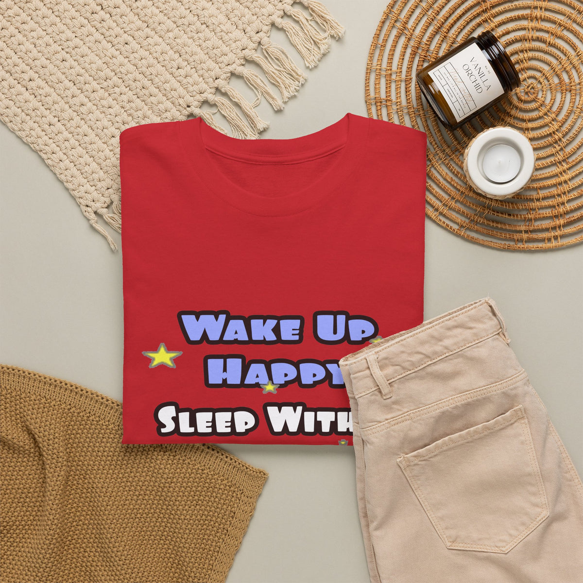 Wake Up Happy .. Sleep With Cardiovascular Tech - Unisex Heavy Cotton Tee