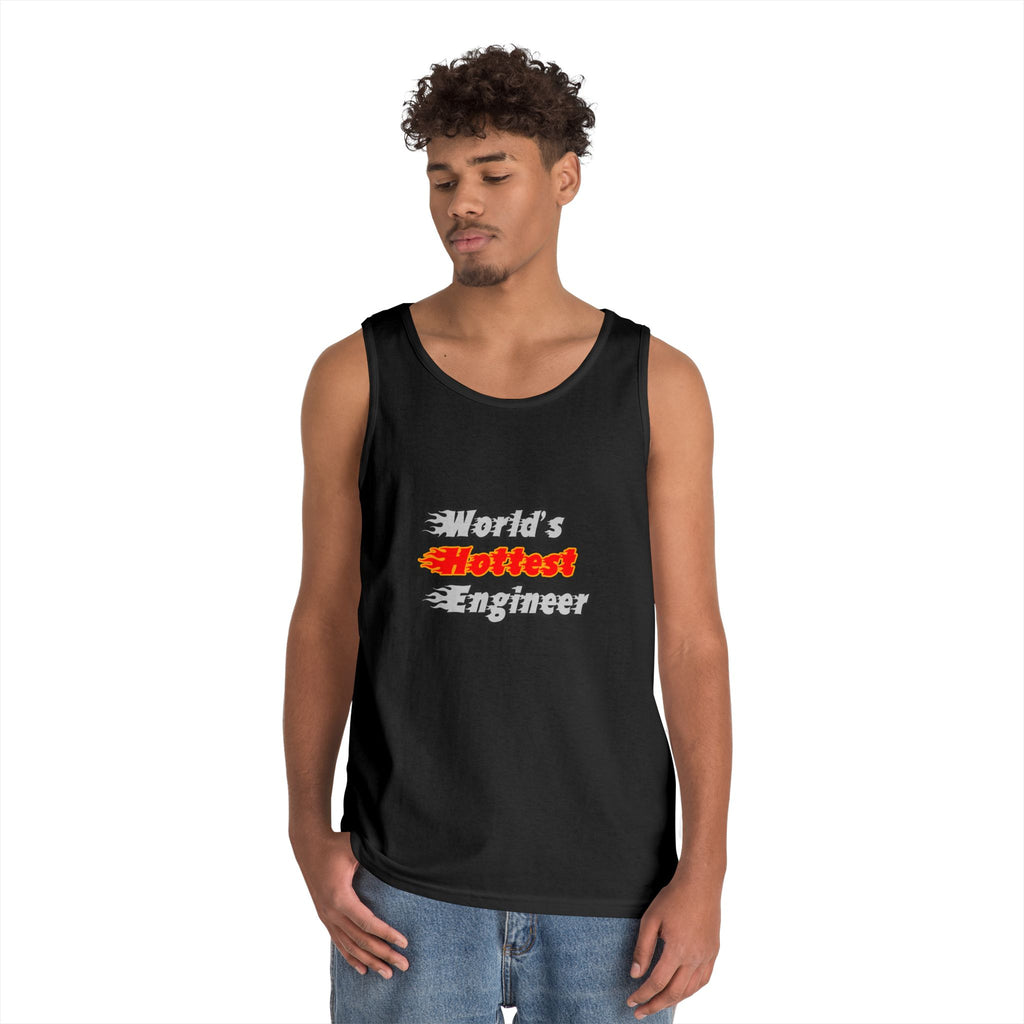 World's Hottest Engineer - Unisex Heavy Cotton Tank Top