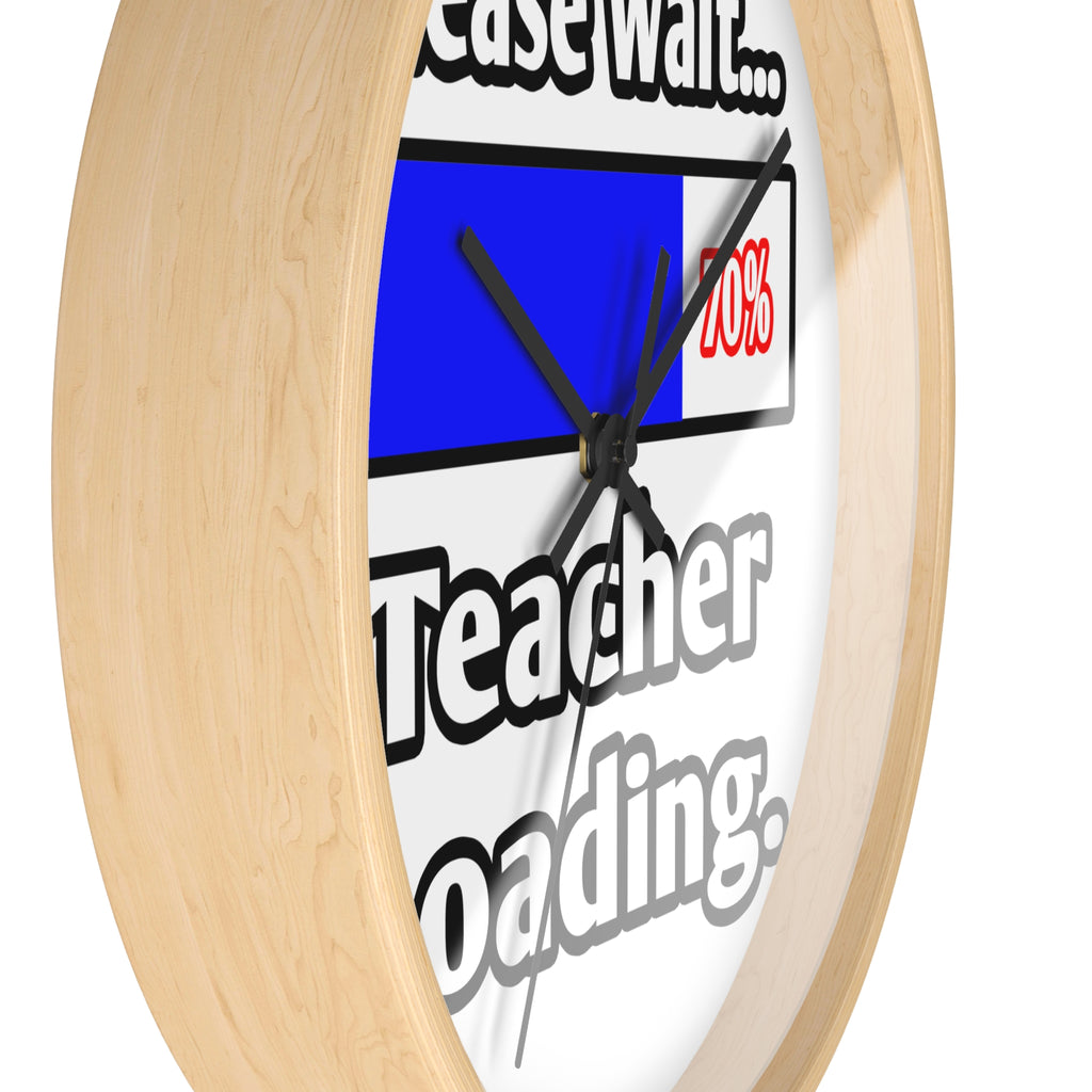 Please Wait...Teacher Loading - Wall Clock