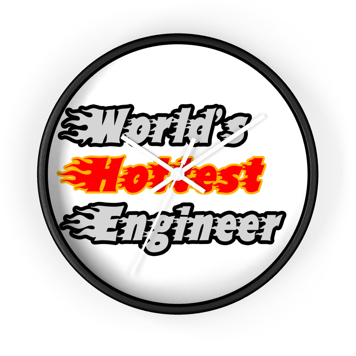 World's Hottest Engineer - Wall Clock