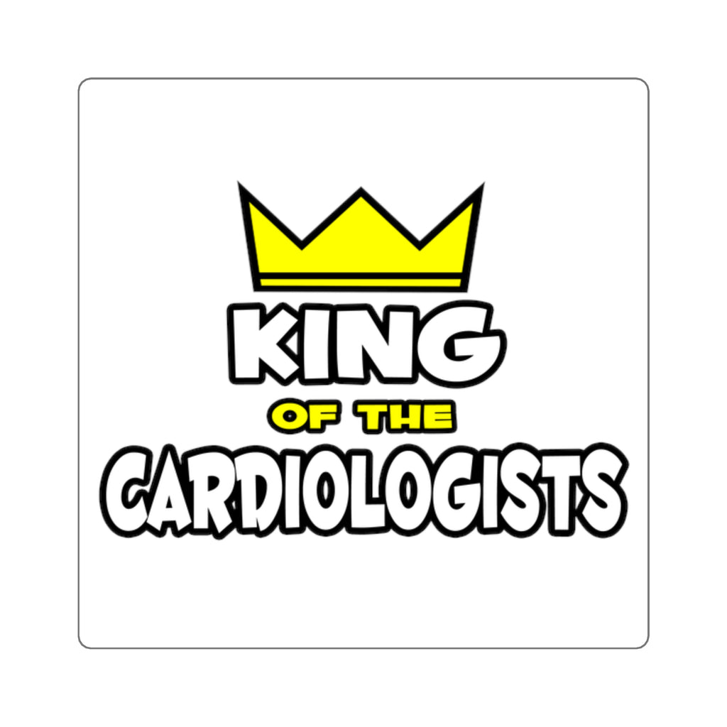 King of the Cardiologists - Square Stickers