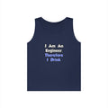 I Am An Engineer, Therefore I Drink - Unisex Heavy Cotton Tank Top