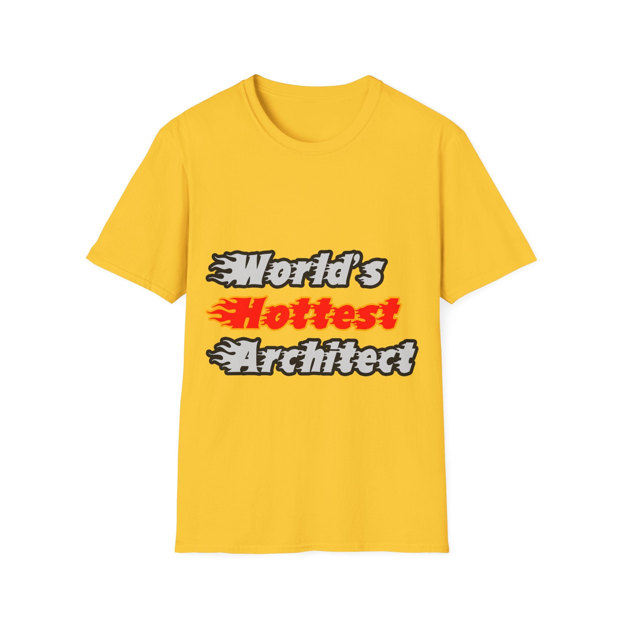 World's Hottest Architect - Unisex Softstyle T-Shirt