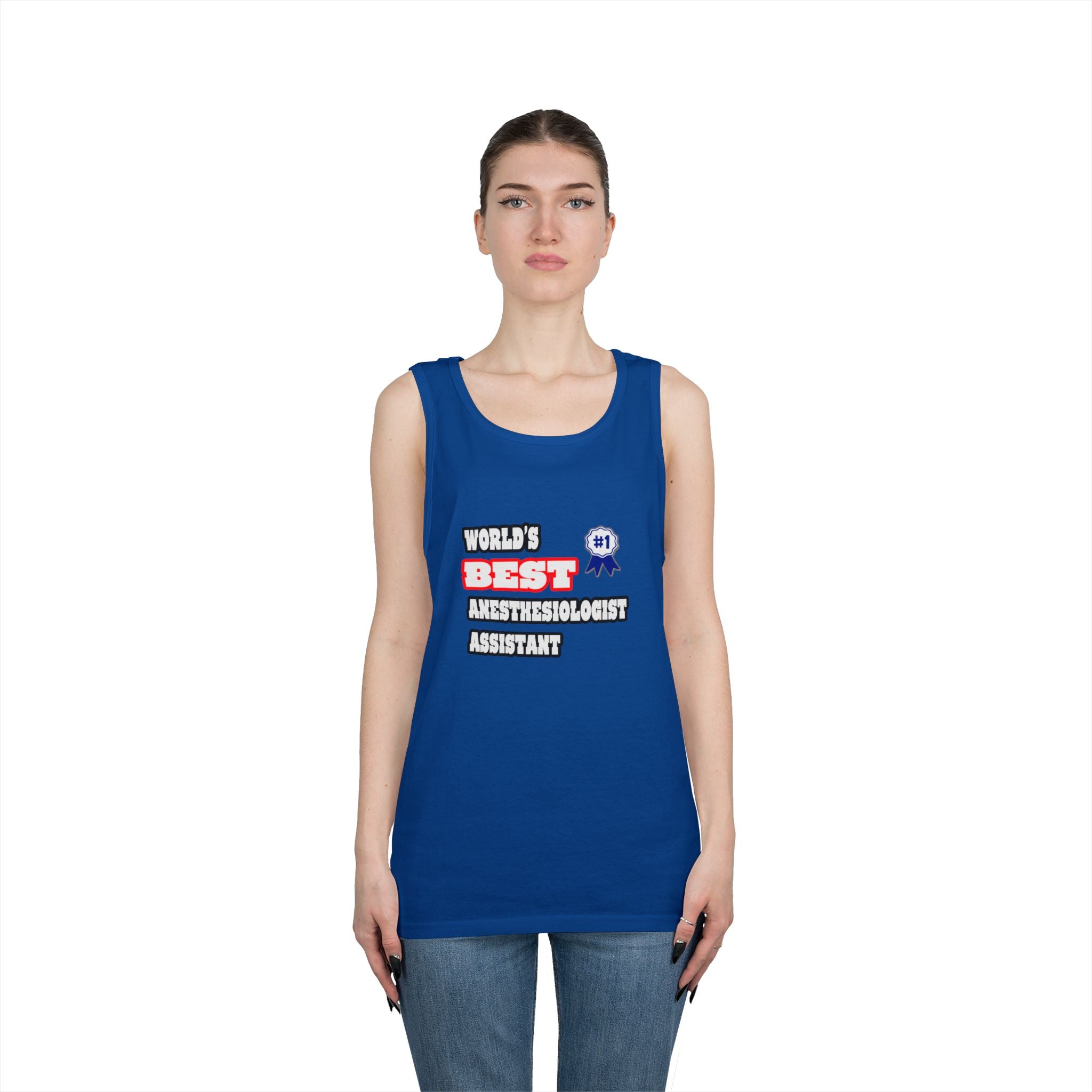 World's Best Anesthesiologist Assistant - Unisex Heavy Cotton Tank Top